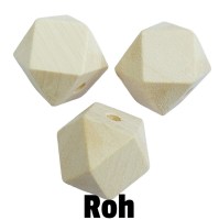 Holzhexagon roh 18 mm